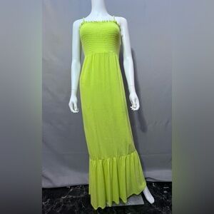 Juicy Couture Neon Yellow Maxi Dress—Size S